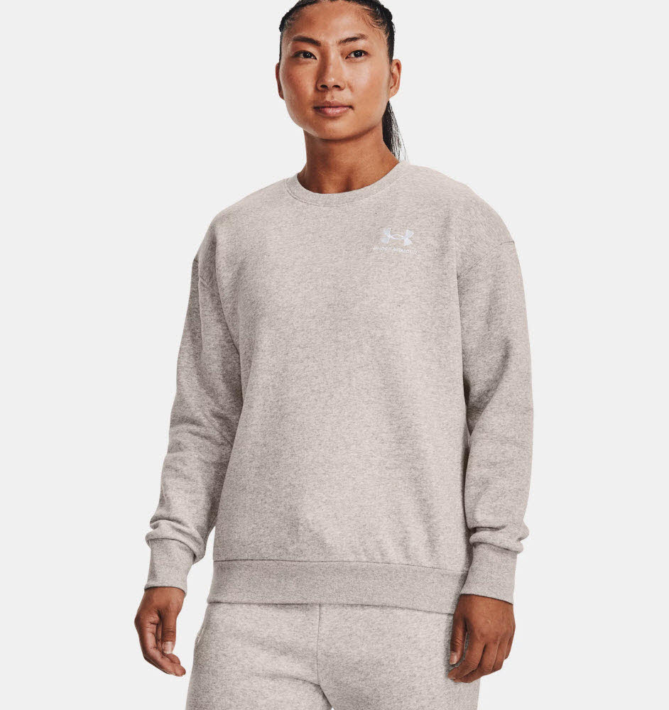 Essential Fleece Crew-BLK