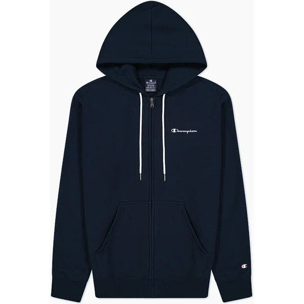 hooded full zip sweatshirt