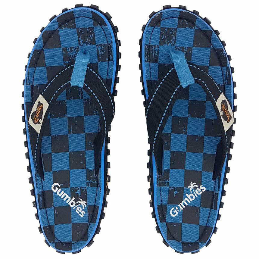 GUMBIES Blue Checker