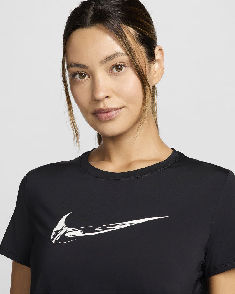 W NK ONE SWOOSH HBR DF SS TOP