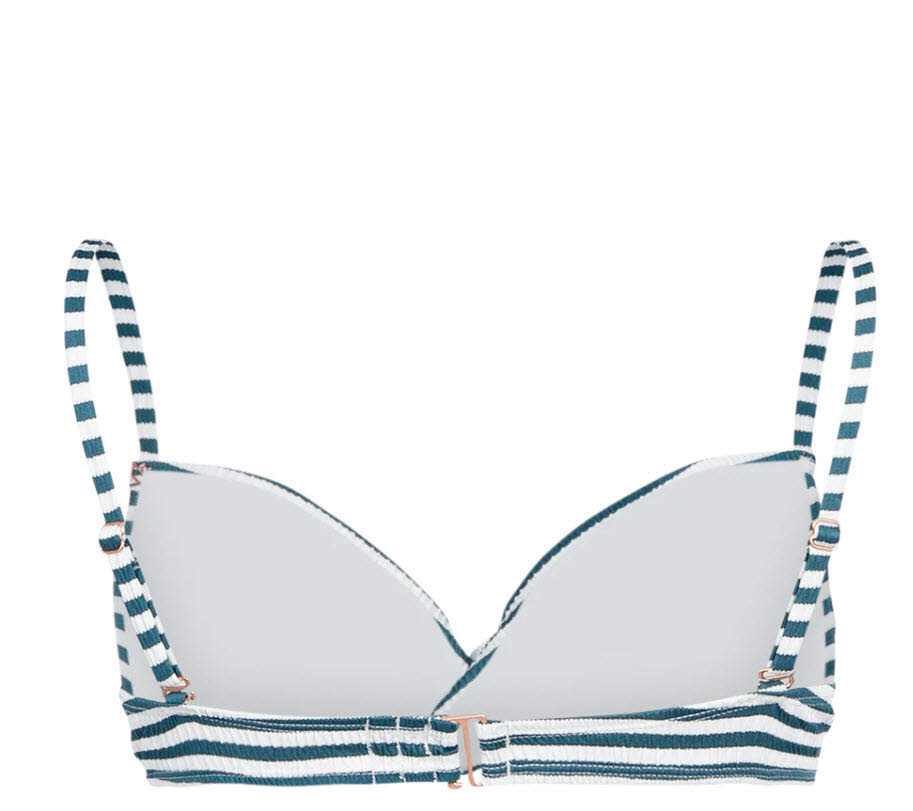 Stefana-Stripe Women Bikini Top