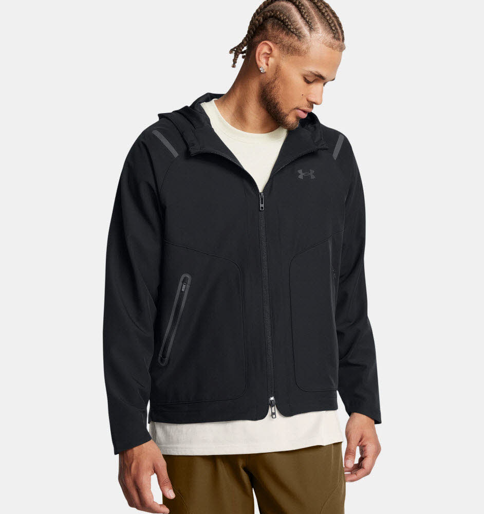 UA Unstoppable Jacket LC-BLK
