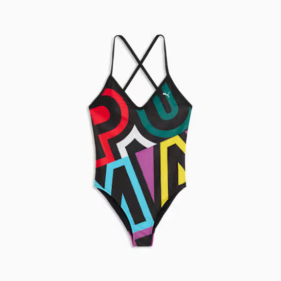 Placed Print Swimsuit