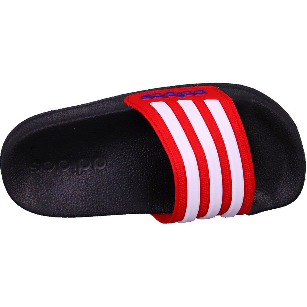 ADILETTE SHOWER K,CBLACK/FTWWHT/VIV