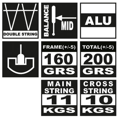 NOS Squash-Schläger T1000