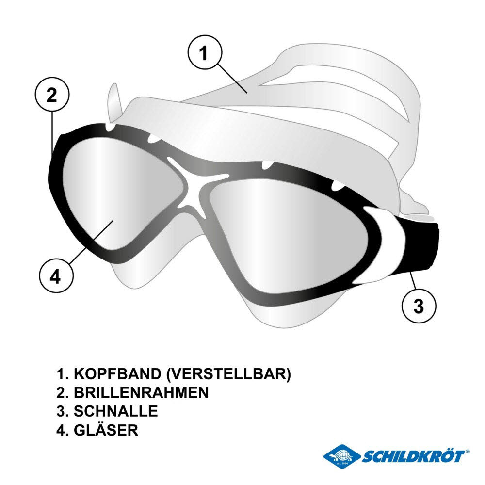 Schwimmbrille JAVA Adult im Ca