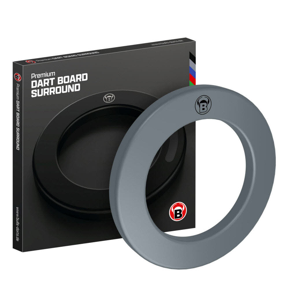 BULL'S Premium PU Board Surround | grau
