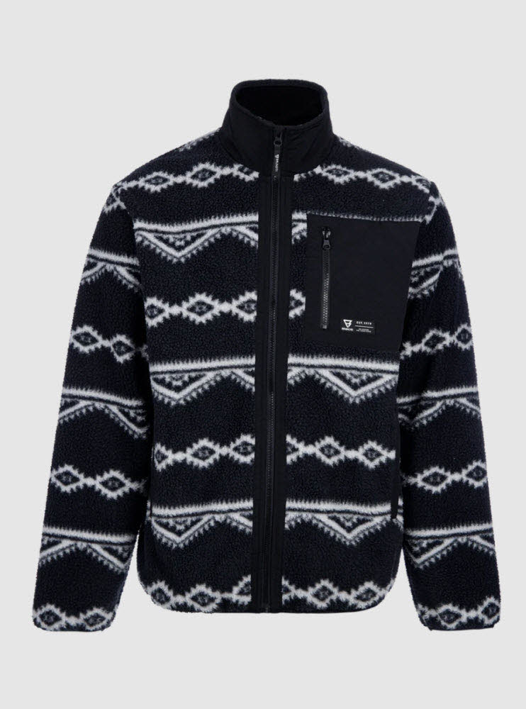 Kevio-Zip Men Urban Fleece