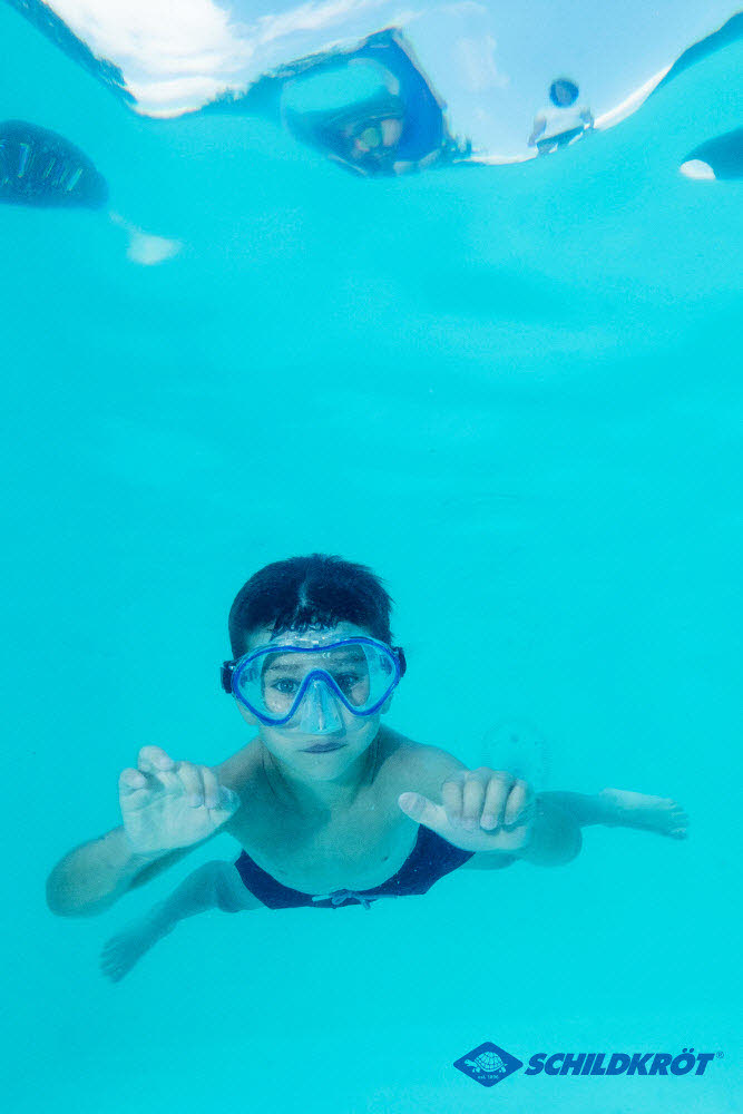 Tauchmaske TAHITI Junior 4+ im Bli