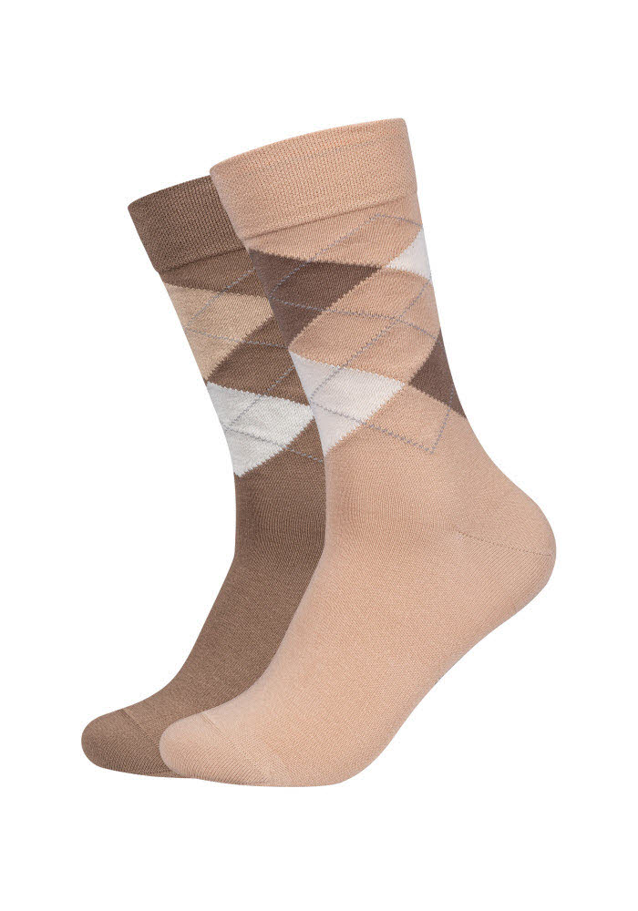 Men ca-soft classic argyle Socks 2p