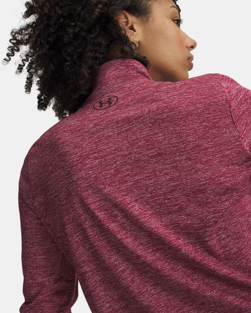 Tech 1/2 Zip- Twist-RED