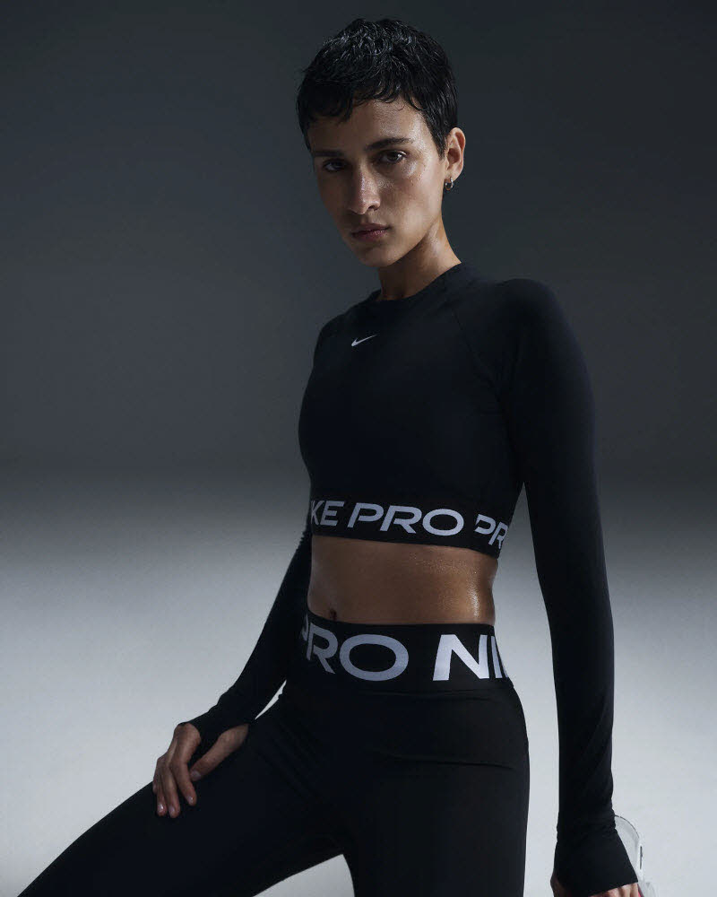 NIKE PRO DF 365 CROP LS