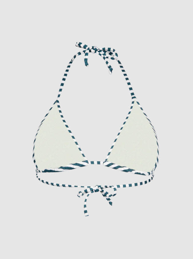 Novalee-Stripe Women Bikini Top