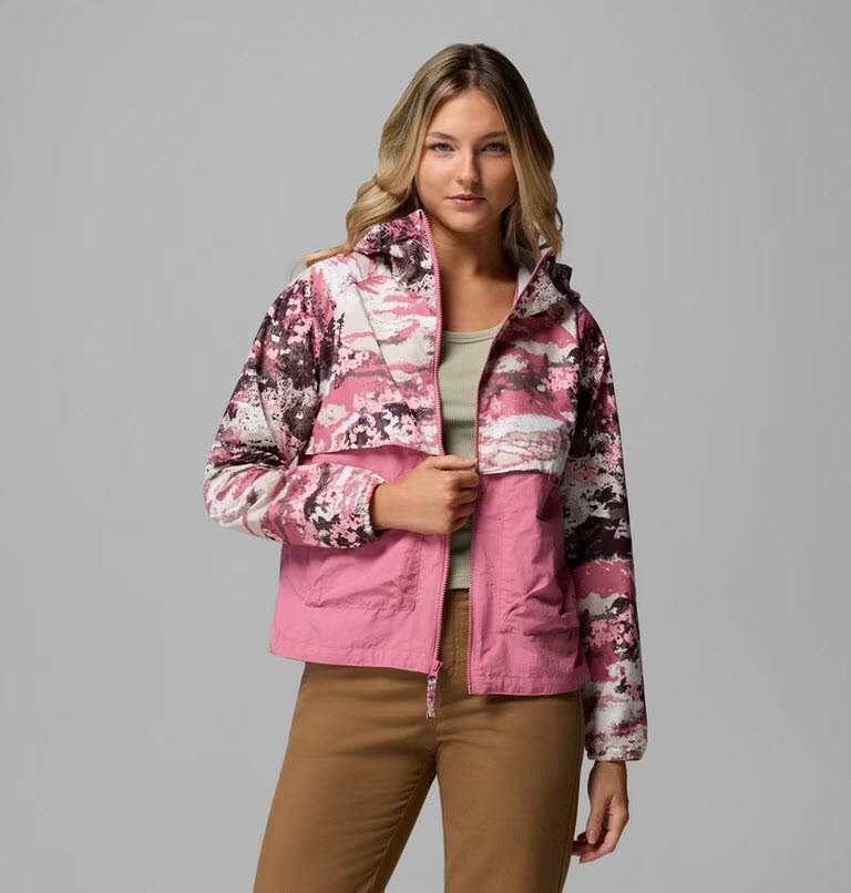 Spire Valley Printed Windbreaker