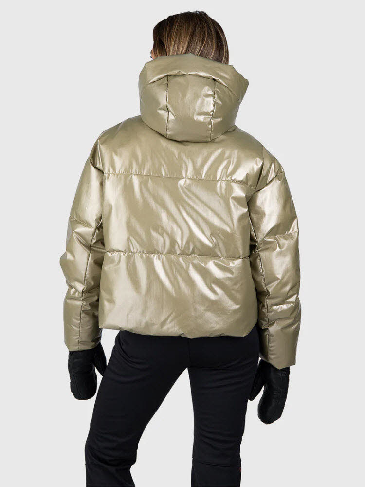 Fiaskia-Metallic Women Snow Jacket