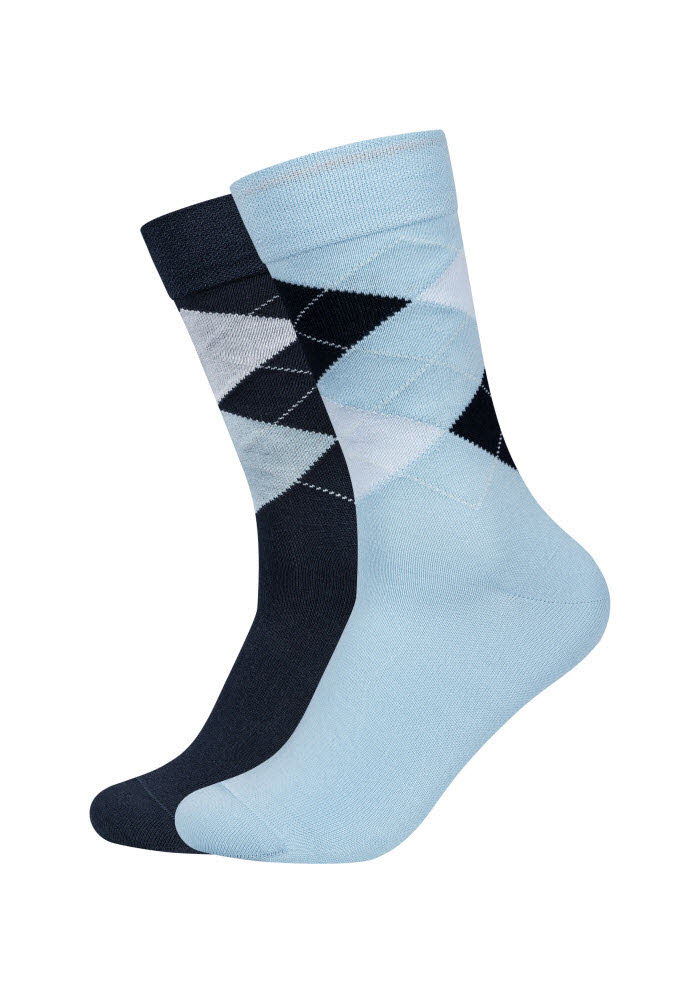Men ca-soft classic argyle Socks 2p
