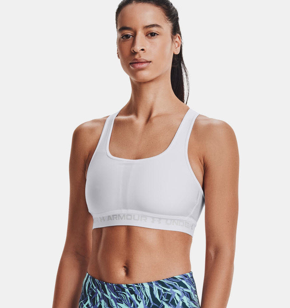 Crossback Mid Bra-WHT