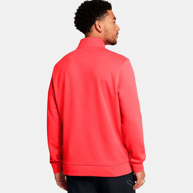 UA Armour Fleece 1/4 Zip-RED
