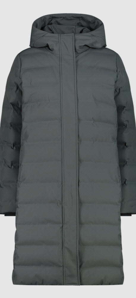 WOMAN COAT FIX HOOD