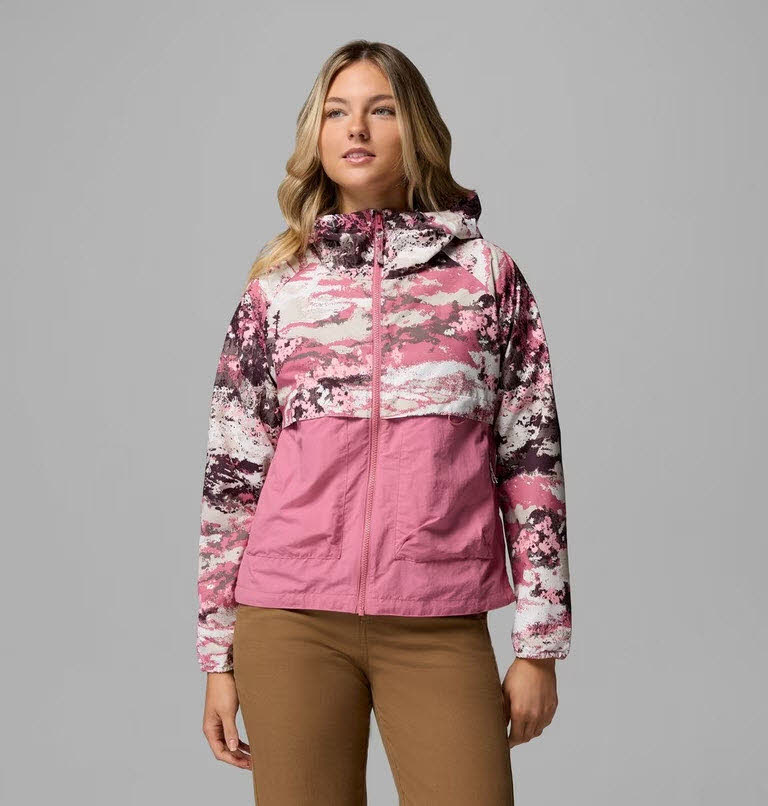 Spire Valley Printed Windbreaker