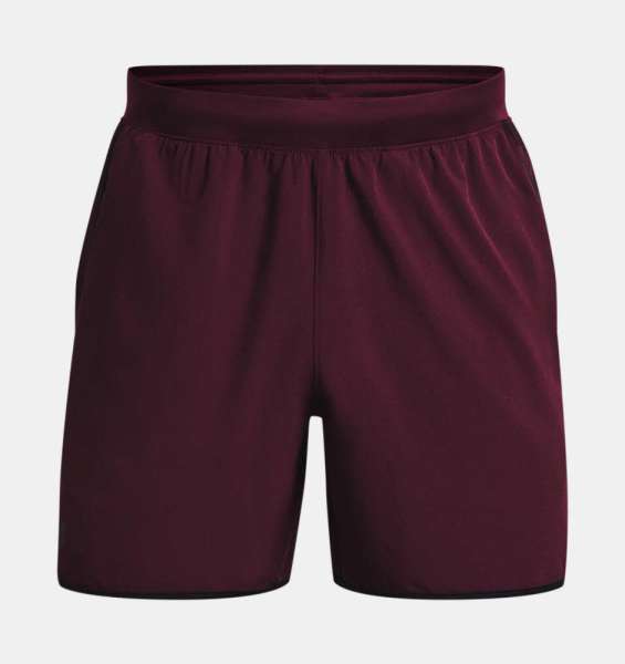 UA HIIT Woven 6in Shorts-MRN - Bild 1