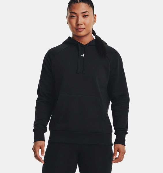 UA Rival Fleece Hoodie-BLK - Bild 1