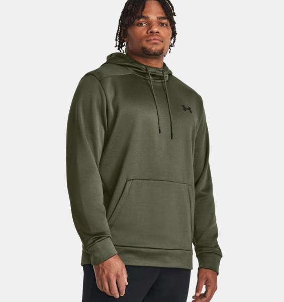 UA Armour Fleece Hoodie-GRN - Bild 1