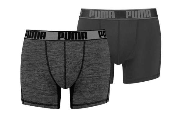 PUMA ACTIVE GRIZZLY MELANGE BOXER 2 - Bild 1