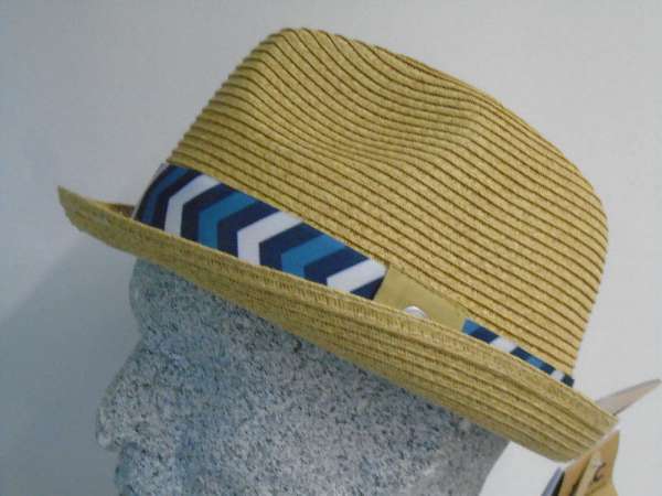 PAC Blues Trilby Straw Hat