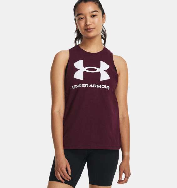 UA W LIVE SPORTSTYLE TANK-MRN - Bild 1