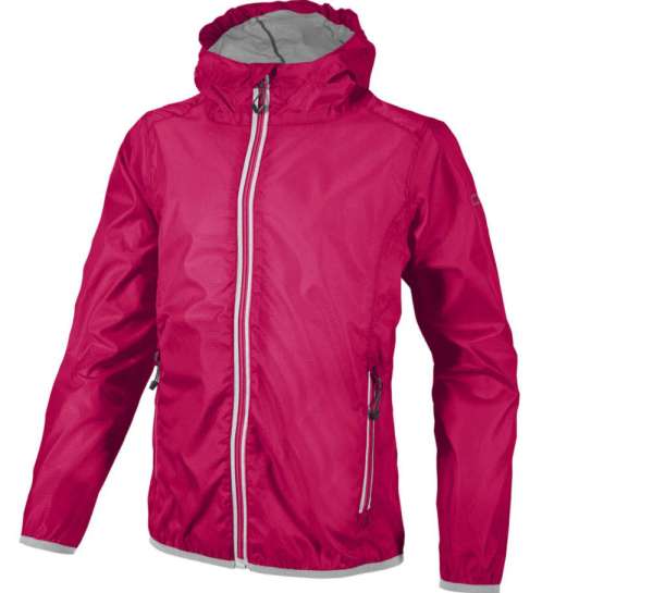 GIRL JACKET FIX HOOD,IBISCO-CORALLO