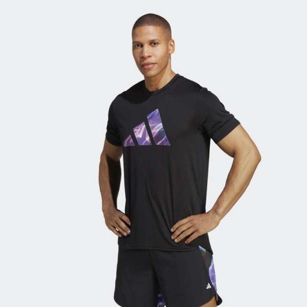 D4M HIIT GF TEE,BLACK/PREFUC - Bild 1