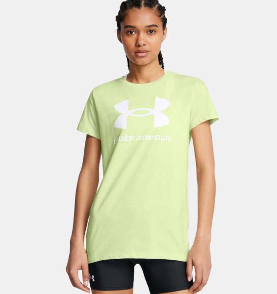 UA W SPORTSTYLE LOGO SS-GRN - Bild 1