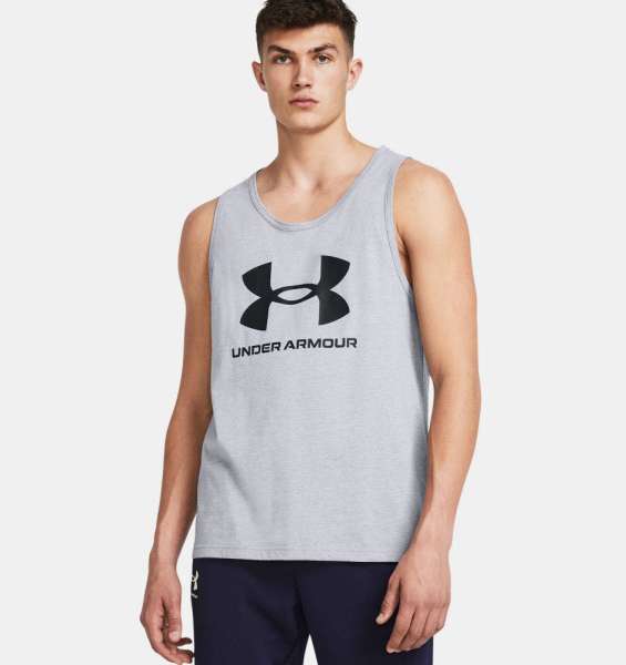 UA SPORTSTYLE LOGO TANK-GRY - Bild 1