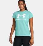 UA W SPORTSTYLE LOGO SS-GRN