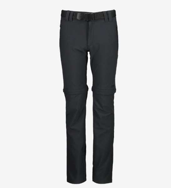 NOS BOY PANT ZIP OFF,ANTRACITE - Bild 1