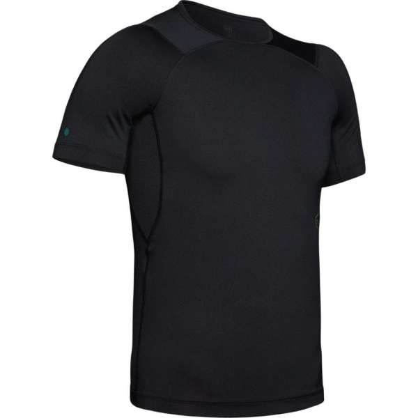 UA Rush Compression SS-BLK,Black / - Bild 1