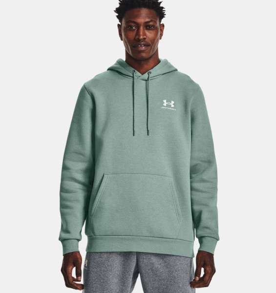 UA Essential Fleece Hoodie-BLK - Bild 1