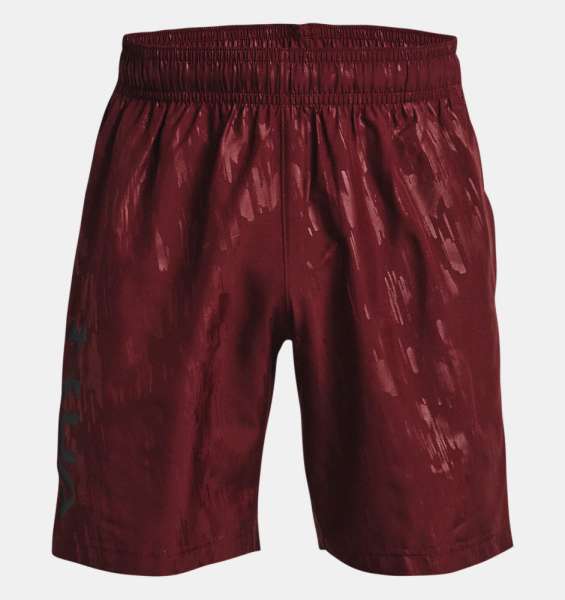 UA Woven Emboss Shorts-BLK - Bild 1