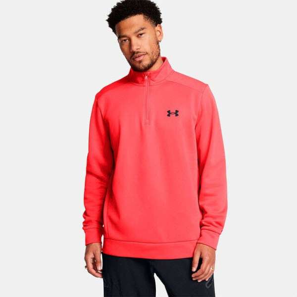 UA Armour Fleece 1/4 Zip-RED - Bild 1