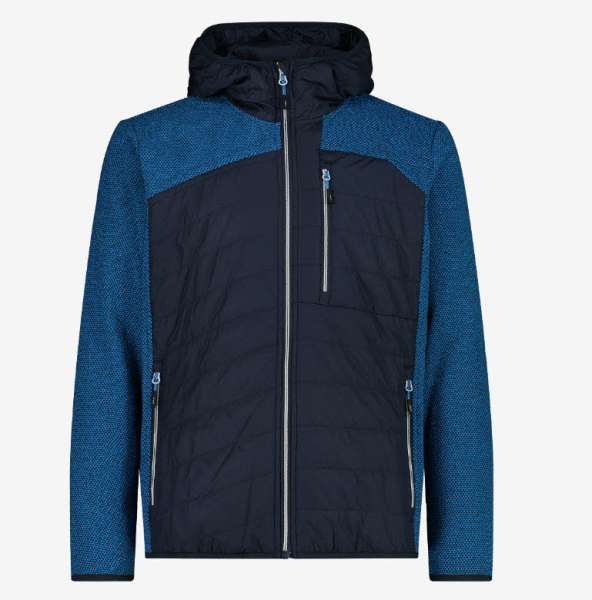 MAN JACKET HYBRID  FIX HOOD - Bild 1