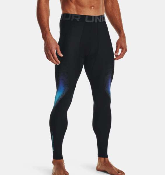 UA HG Armour Novelty Lgs-BLK,Black - Bild 1