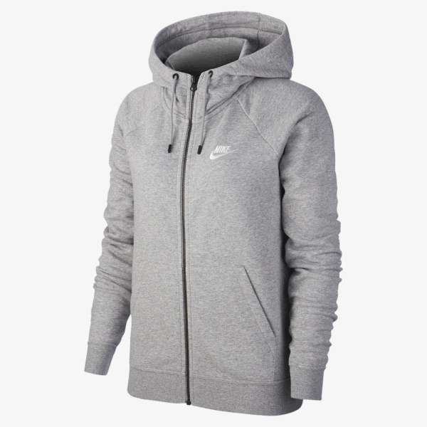 W NSW ESSNTL HOODIE FZ FLC,DK G - Bild 1