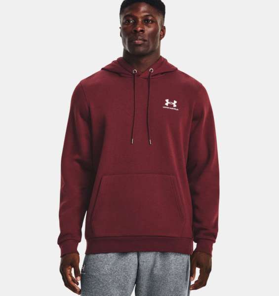 UA Essential Fleece Hoodie-BLK - Bild 1