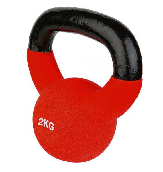 Kettlebell 2 kg, rot