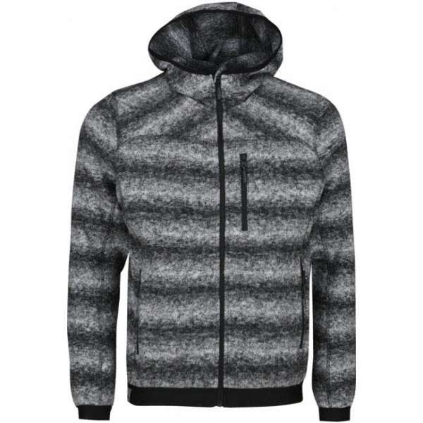 SALERNO-M, Men Fleece Jacket,grau m