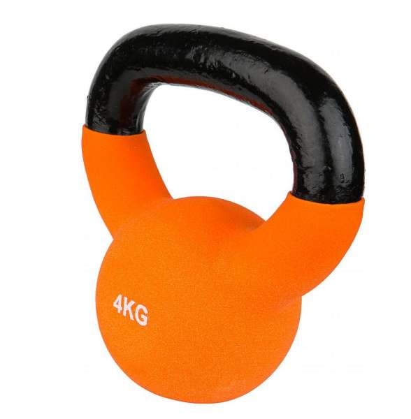 Kettlebell 4 kg, orange