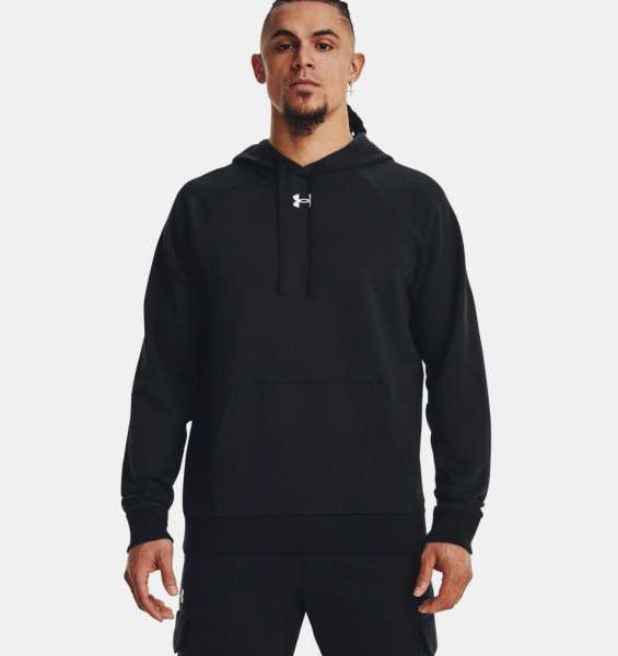 NOS UA Rival Fleece Hoodie-BLK - Bild 1