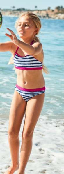 STRIPE DREAM-G, Gi. Bikini, Bu,navy