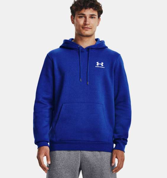 UA Essential Fleece Hoodie-BLU - Bild 1